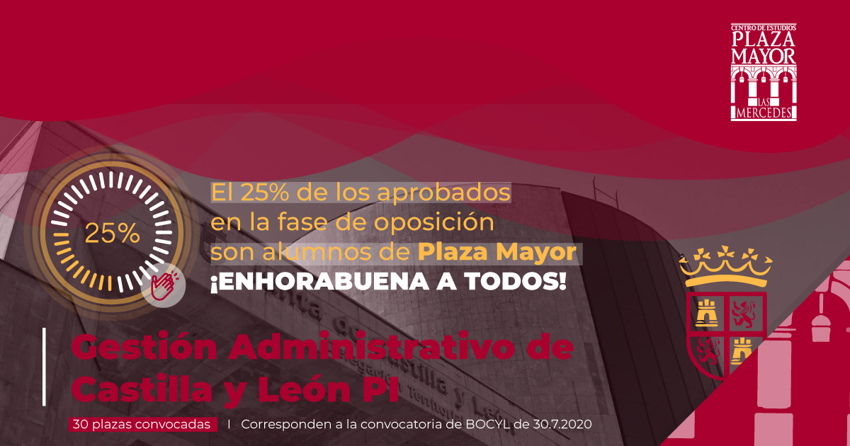 Aprobados Gestión de la Administración de Castilla y León