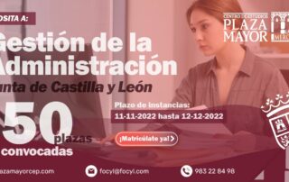 Convocadas 50 plazas para el cuerpo de Gestión de la Administración de Castilla y León 2022