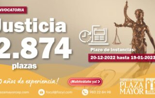 Convocatoria oposicion Administracion de Justicia 2022