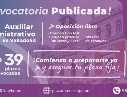Convocatoria 2025 para Auxiliar Administrativo del Ayuntamiento de Valladolid